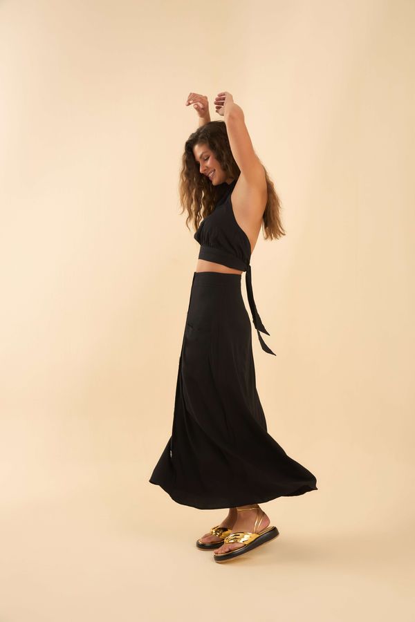 Saia Flora - Versos Denim
