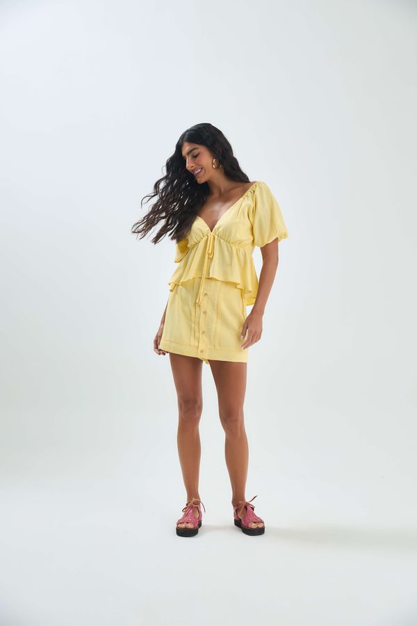 Short Saia Serena - Versos Denim