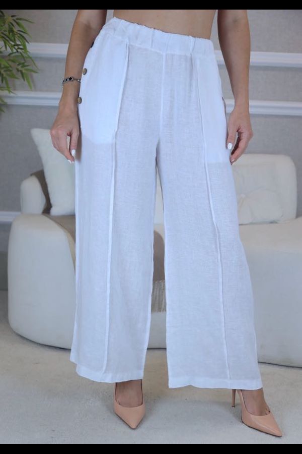 CALÇA JULIANA BRANCO - Loja Linho Italiano