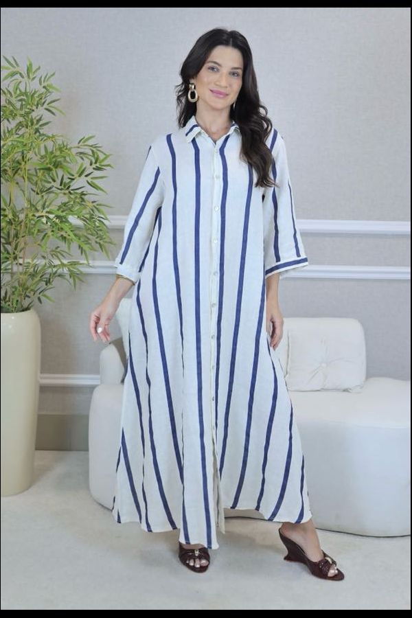CHEMISE GEISA BEGE - Loja Linho Italiano