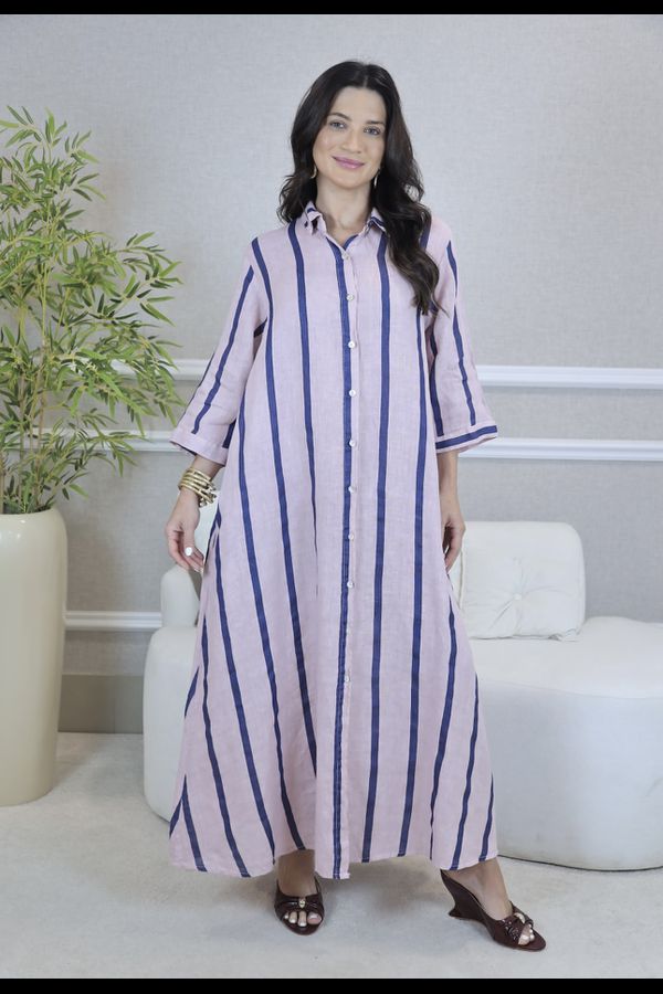 CHEMISE GEISA ROSE - Loja Linho Italiano