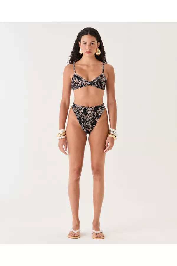 CALCINHA BIQUÍNI HOT PANTS ESTAMPADO PAISLEY LIZ SHOP2GETHER