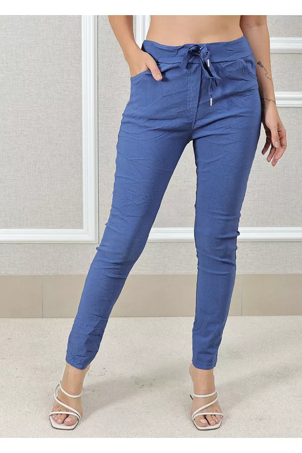 CALÇA VANESSA LIOCEL JEANS - Loja Linho Italiano