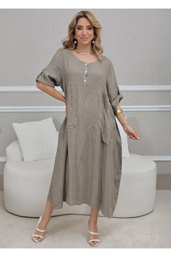 TÚNICA PAULA FENDI - Loja Linho Italiano