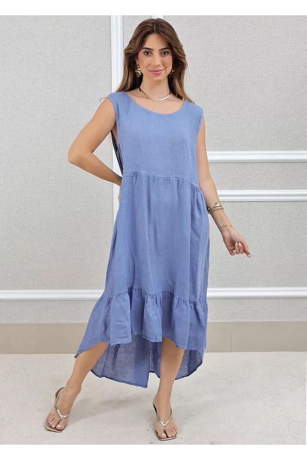 VESTIDO JOICE JEANS - Loja Linho Italiano