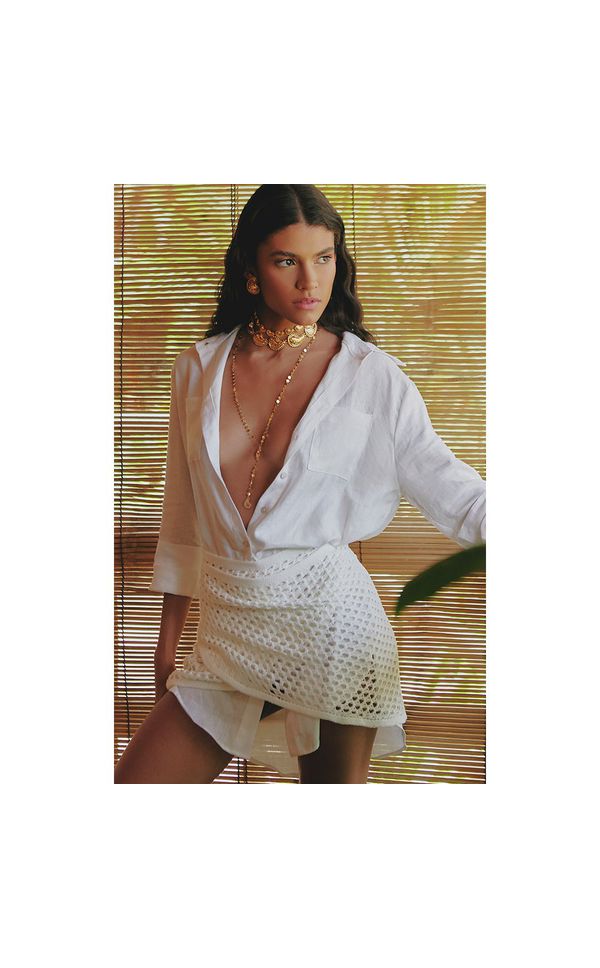 Chemise Linho Off White