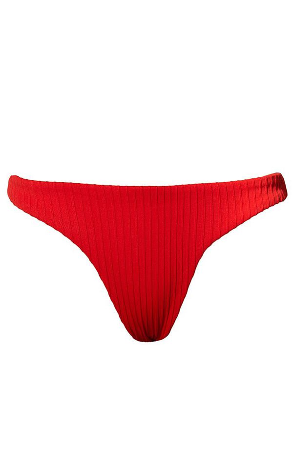 Vermelho Rouge - Calcinha Basic Texturizada