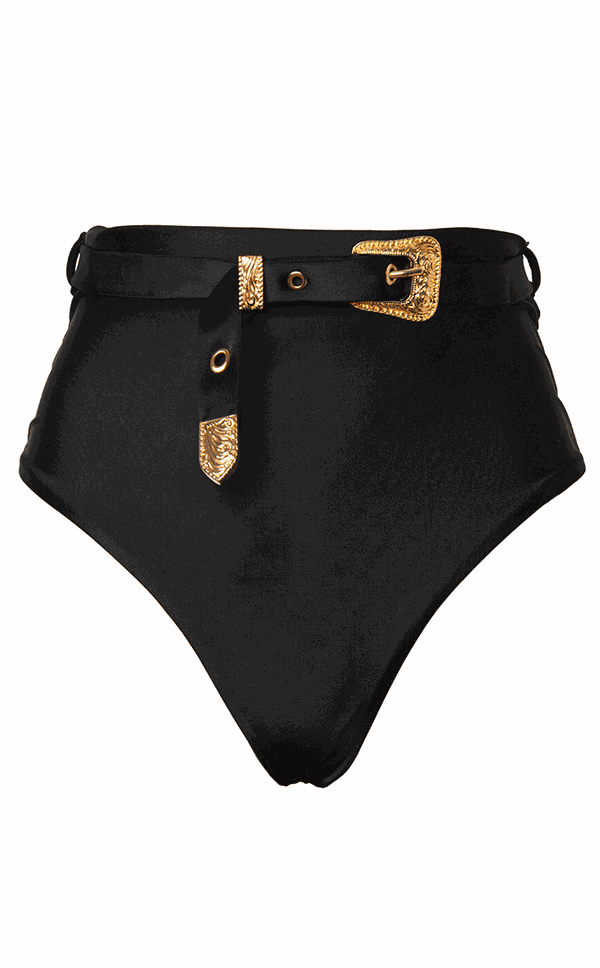 Calcinha Hot Pants Western New Black