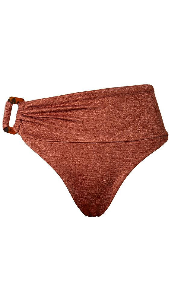 Calcinha Hot Pants Argola Cacau