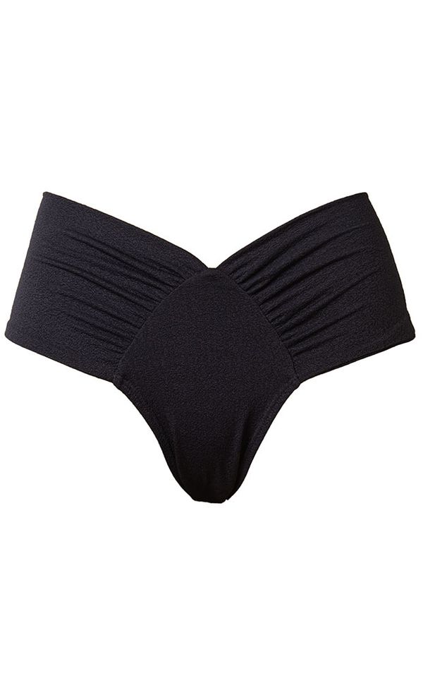 Calcinha Leque Floc Preto