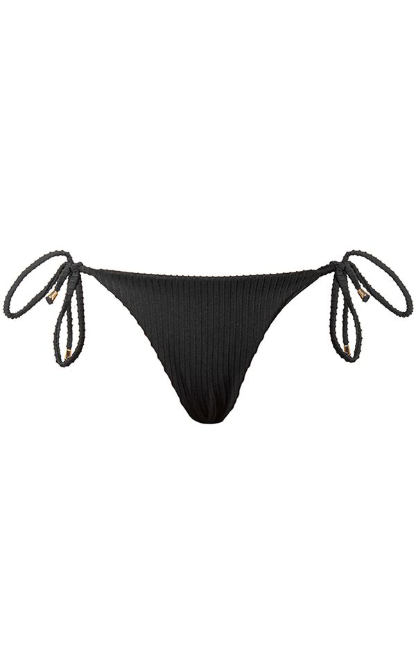 Calcinha Slim Rib Preto