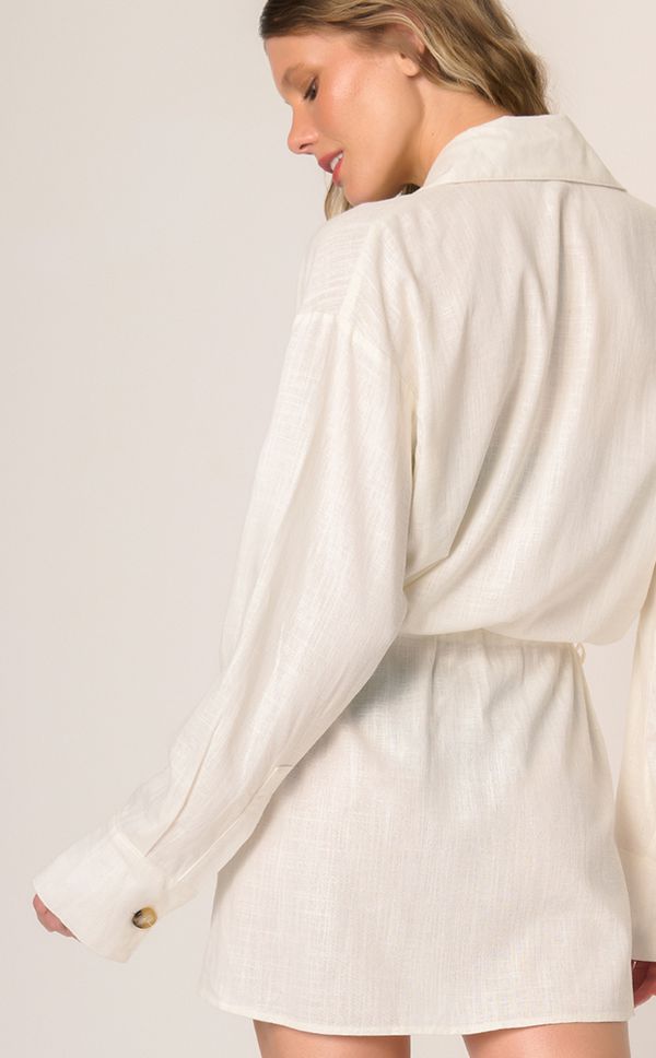 Chemise Parka Off White Zanzibar