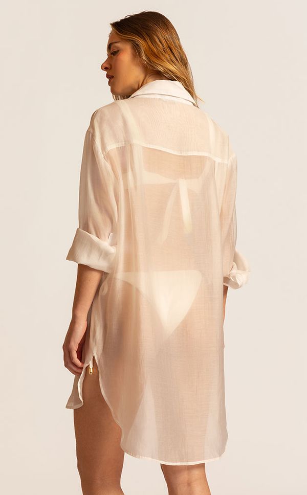 Chemise Transparência Off White