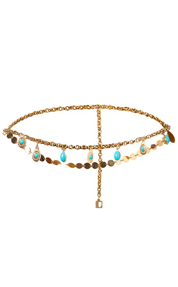 Cinto Coins Turquesa