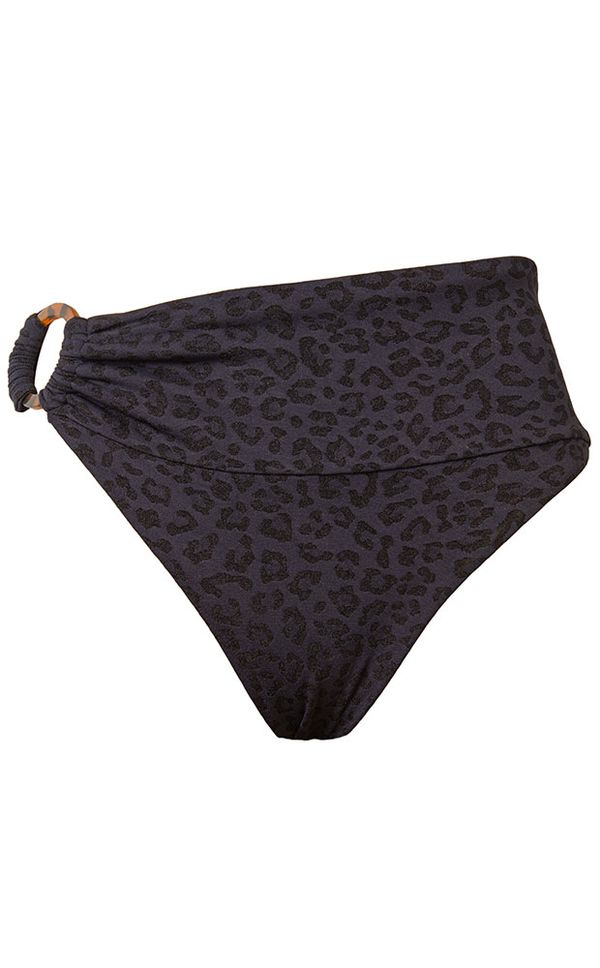 Calcinha Hot Pants Argola Noir Preto