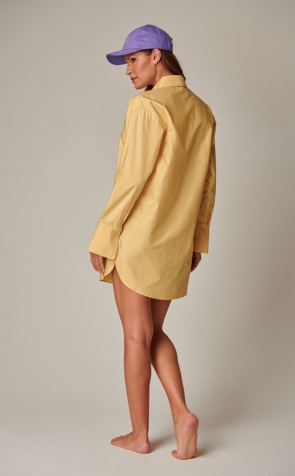 Chemise Tricoline Amarelo