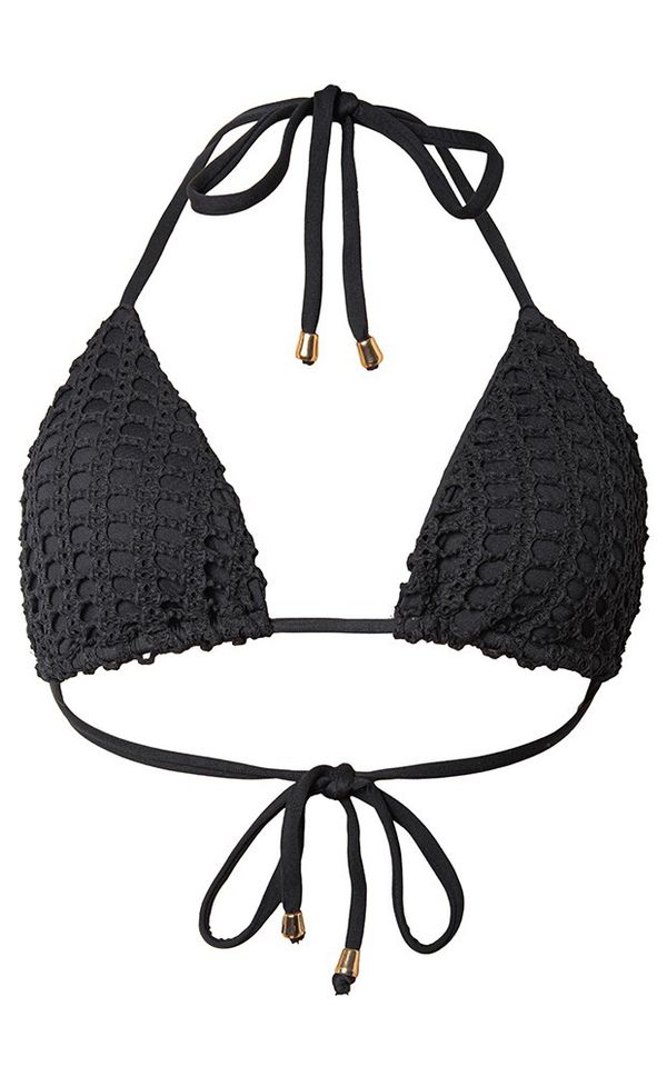 Top Cortininha Bardot Preto
