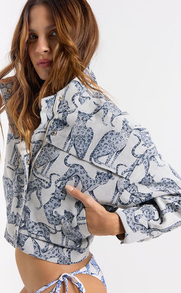 Jaqueta Jacquard Cléo