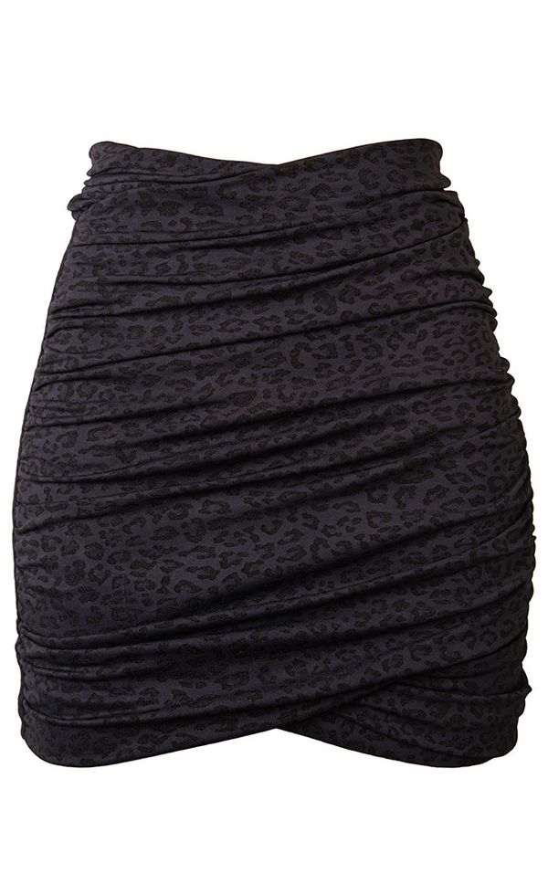 Saia Drapê Noir Preto