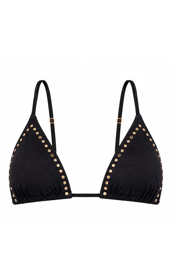 Top Cortininha Stud Preto
