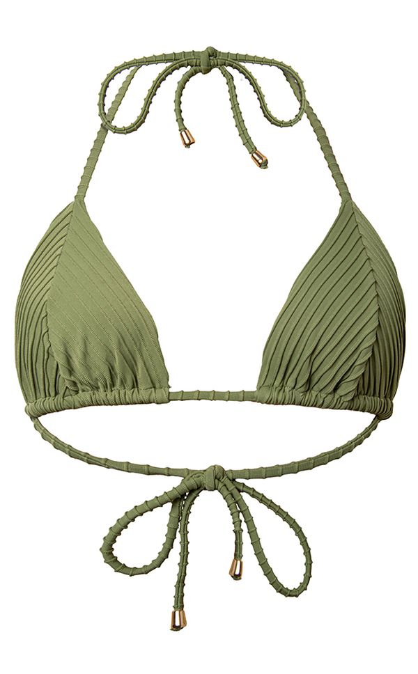 Top Stripe Rib Verde Forest