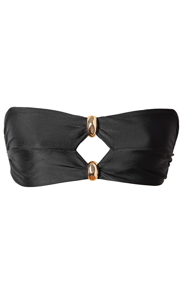 Top Twice Gold Preto