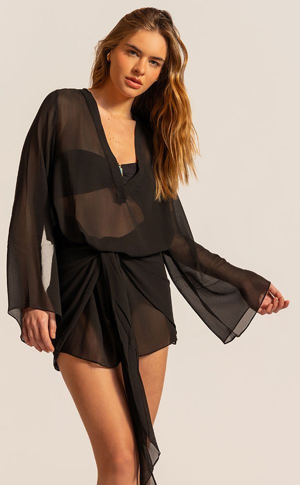 Túnica Pareô Preta