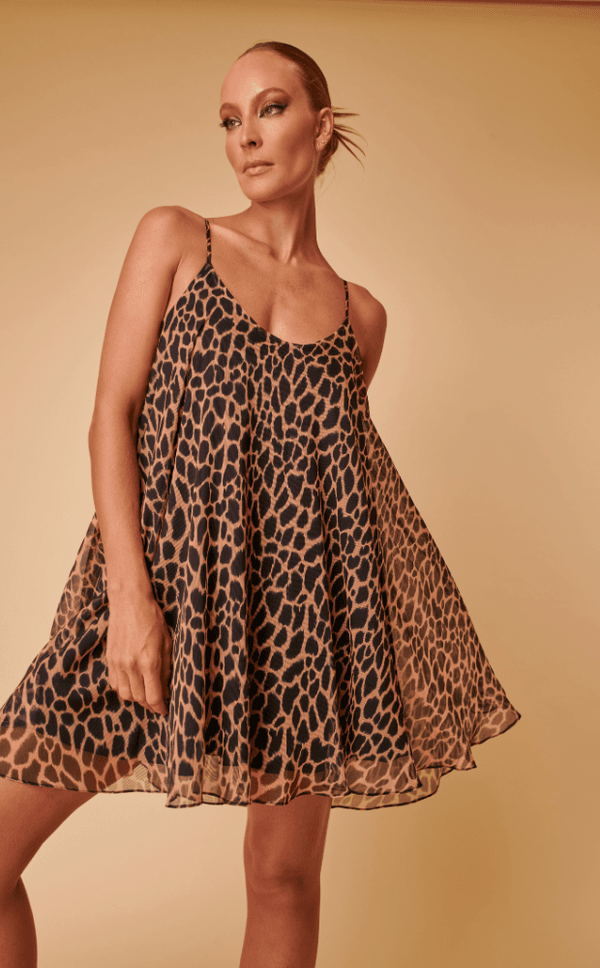 Leopard Print - Vestido Flowy 