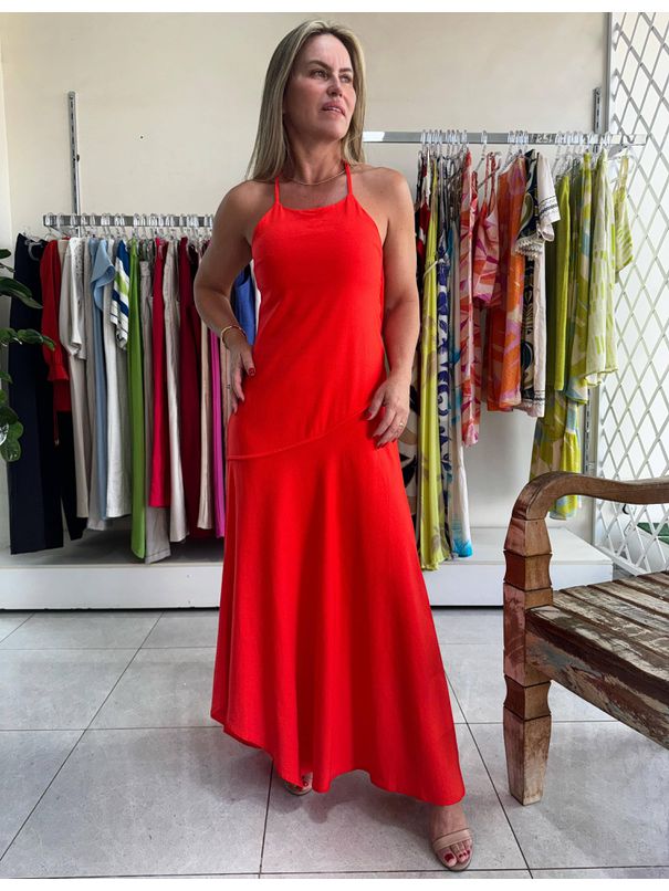 Vestido Mirela - Vermelho