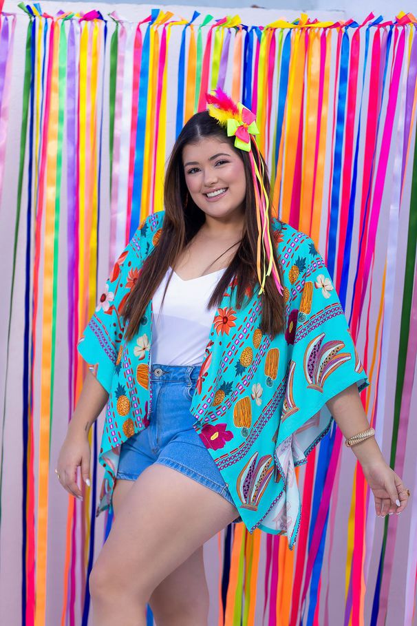 Kimono Estampado Feminino | Movimento, Elegância e... - LUCIOLA MAGNO