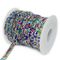 Cordão Infinity 0,6cm - Multicolor, Base Camurça
