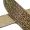 Tira de Strass Push 30mm - Pedra LCT, Forro Bege