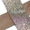 Tira de Strass Push 30mm - Pedra Light Peach, Forro Bege