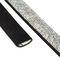 Tira de Strass Meia Cana Bee 16mm - Pedra Cristal, Forro Preto