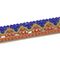 Tira de Strass Meia Cana Missone 12mm - Bic, Forro Areia