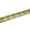 Tira de Strass Meia Cana Beed Vegas 20mm - Cristal, Forro Areia