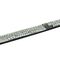 Tira de Strass Meia Cana Rocker 10mm - Cristal, Forro Preto