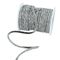 Cordão de Strass Bee Meia cana ss3,5 - Cristal - Base em Silicone 