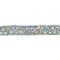 Cordão de Strass Bee Meia cana ss3,5 - Aurora Boreal - Base em Silicone 