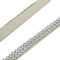 Tira de Strass Rafa Cristal 1,20x8mm 