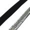 Tira Mel 12mm- Cristal / Preto 