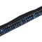 Cordão Maya Hematite Blue -Forro Preto 