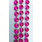 Corrente Mini Rivoli Pedras 10x10mm Rose - Banho Níquel Copia