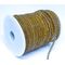 Cordão de Strass Bee Meia cana ss3,5 - Topaz - Base em Silicone