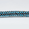 Cordão Infinity 0,6cm -Acquamarine, Base Silicone 