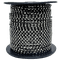 Corrente Ss16 / Pl32 - Pedra Hematite Grafite, Banho Grafite.