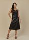 Vestido de Pelica Feminino Preto Alice 