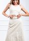 Cropped de Couro Feminino Off-White Dayane 