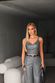 Cropped de Couro Feminino Cinza Dayane 