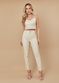 Calça de Pelica Feminina Off-white Luiza